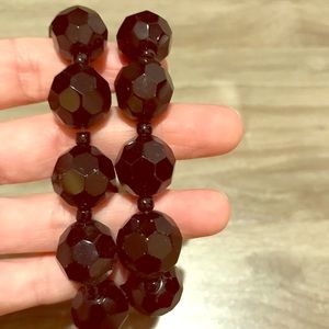 Black bracelet set. Very nice pair!